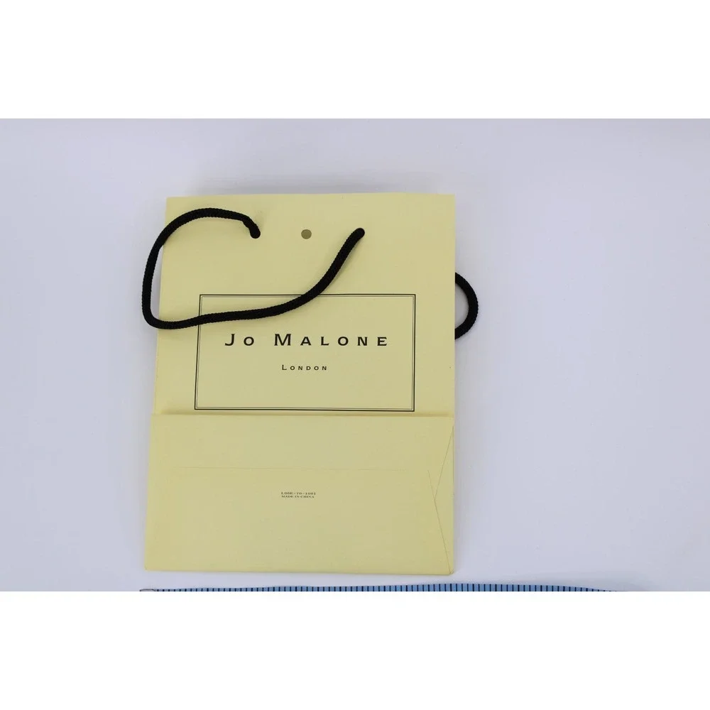 Jo‎ Malone London Empty Paper Gift Bag Black Rope Handles 9x7x3.5